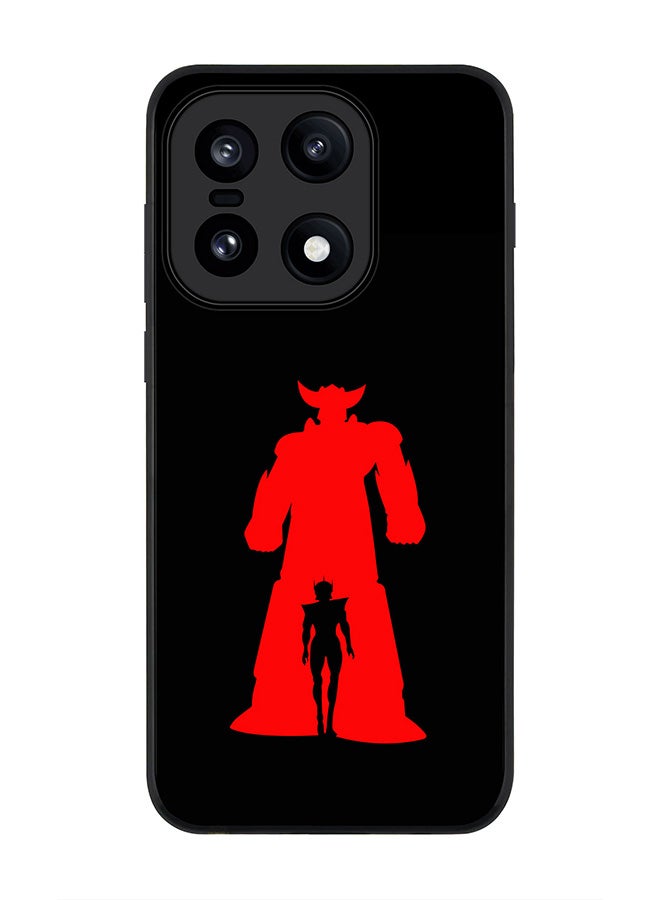 For OnePlus 15 Case,Slim fit Camera Protection, Shockproof Thin Phone cover  - Grendizer (Black)